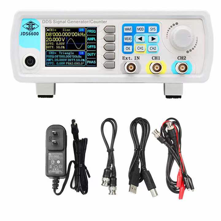 JDS6600 15/30/40/50/60MHz DDS  - Dual Channel Arbitrary Waveform Function Generator 60Mhz avis et prix