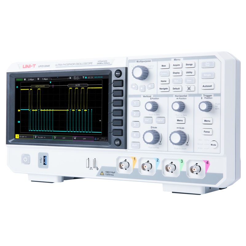 Oscilloscope numérique UNI-T U - Digital Storage Oscilloscope 4 Channel 100Mhz avis et prix