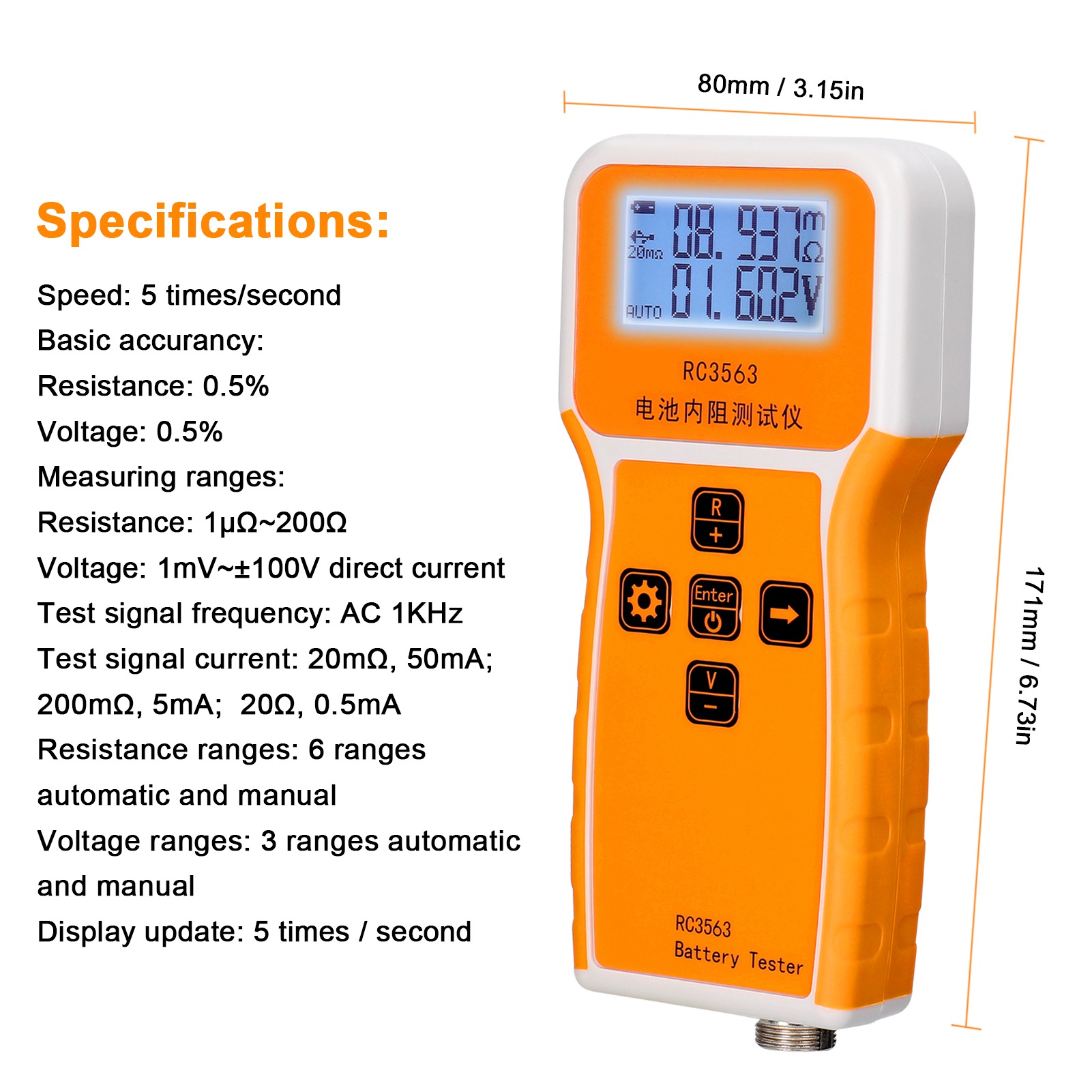 Testeur de résistance interne  - Battery Internal Resistance Tester Four Wire avis et prix