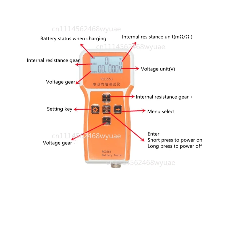 Testeur de résistance interne  - Battery Internal Resistance Tester Four Wire avis et prix