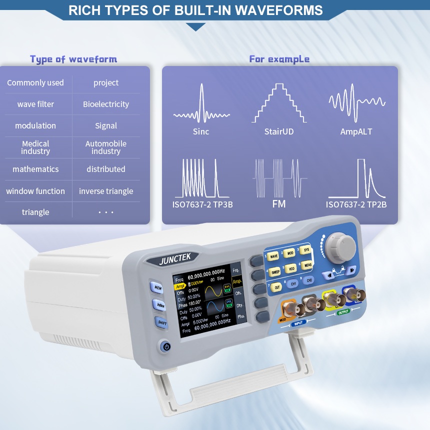 JDS8060 JDS8000 60Mhz fonction - Dual Channel Arbitrary Waveform Function Generator 60Mhz avis et prix