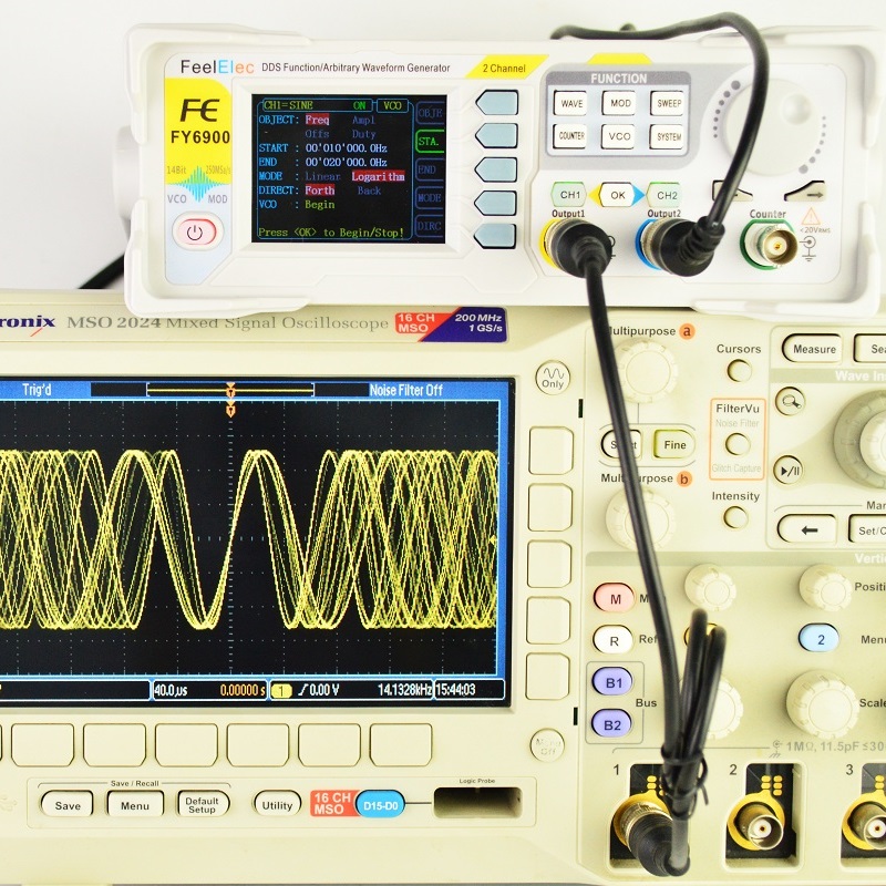 Feelelec FY6900 0-60MHz foncti - Dual Channel Arbitrary Waveform Function Generator 60Mhz avis et prix