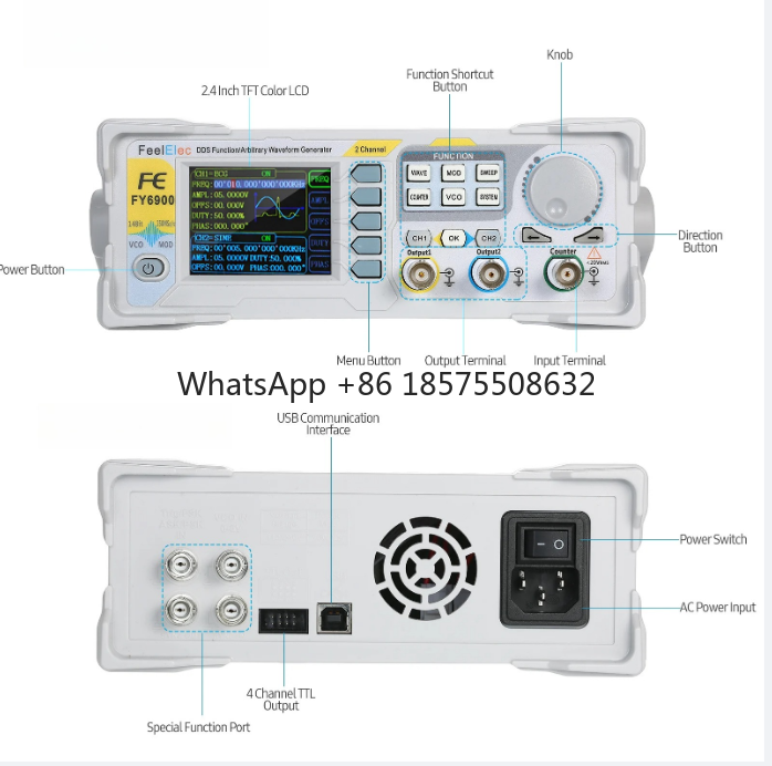 Générateur de Signal de foncti - Dual Channel Arbitrary Waveform Function Generator 60Mhz avis et prix