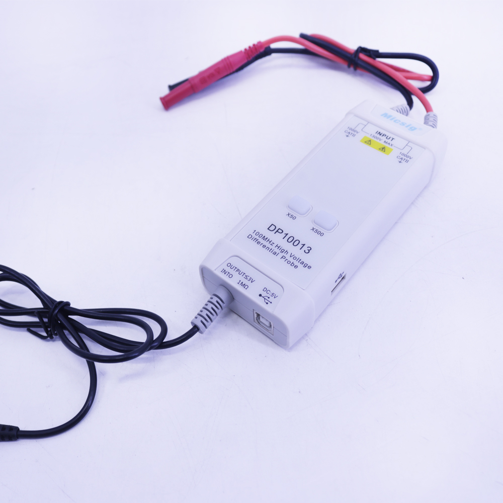 Oscilloscope Micsig DP10013 13 - High Voltage Differential Probe 100Mhz 1300V avis et prix