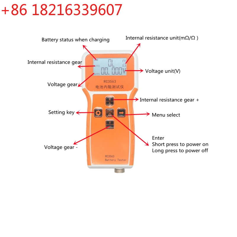 TAO Nouveau détecteur de résis - Battery Internal Resistance Tester Four Wire avis et prix